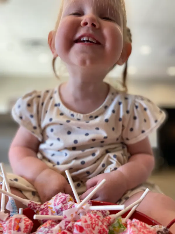 Pediatric patient smiling